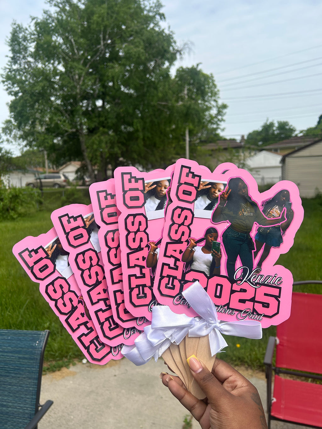 5 Pack Graduation Fan