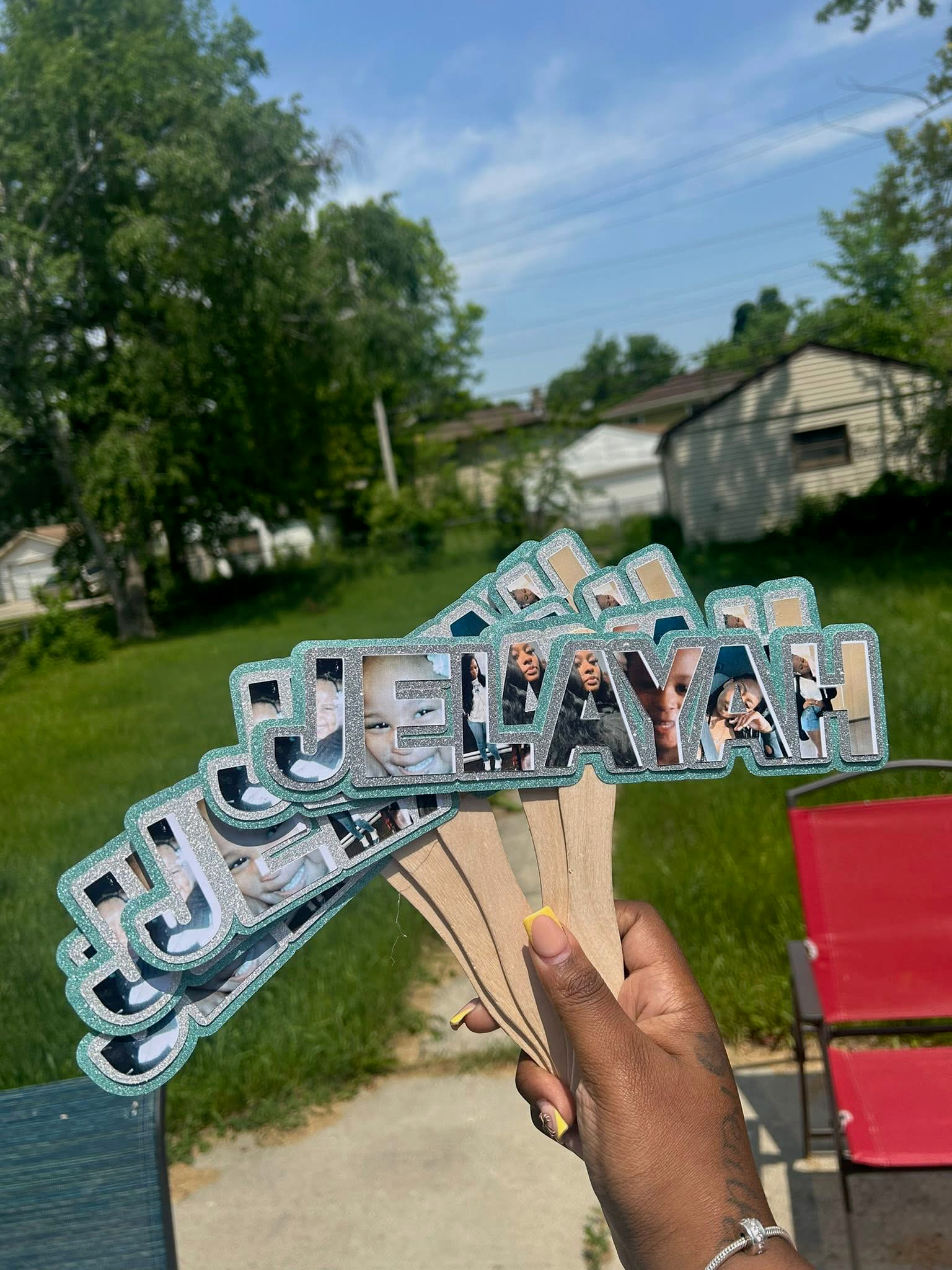 Name Fans (5 Pack)